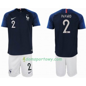 Koszulka Francja PAVARD 2 2 star Dziecięcy Domowe Koszulki Piłkarskie Mistrzostwa Świata 2018